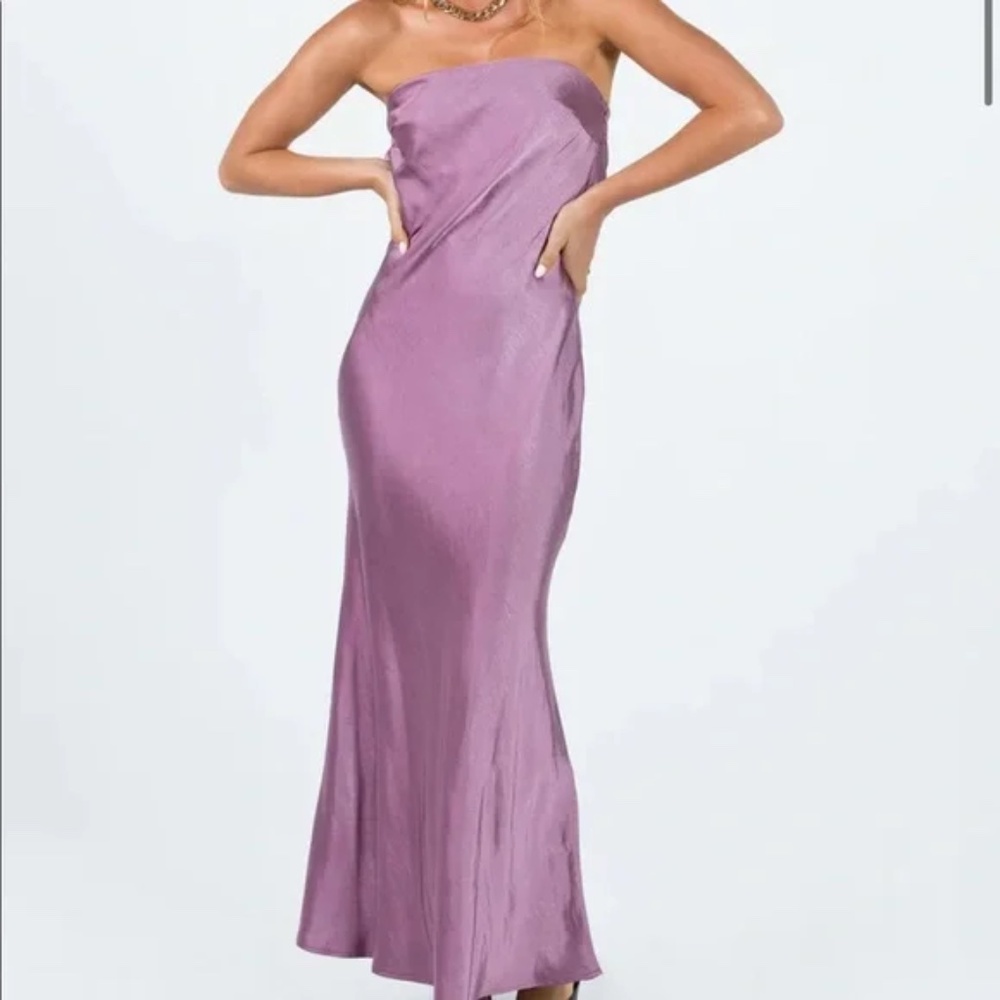 Princess Polly Haley Maxi Dress Mauve - Picture 2 of 5